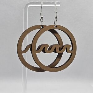 Napu (wave) earrings.
